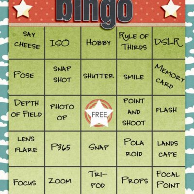 NSD Bingo Card