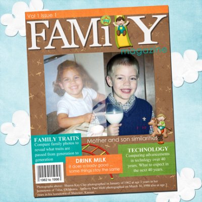 Family Magazine: Mother and son similarities