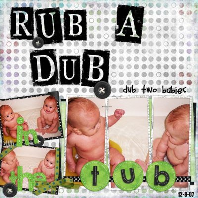 Rub-a-dub-dub
