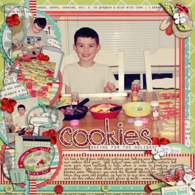 christmas cookies.