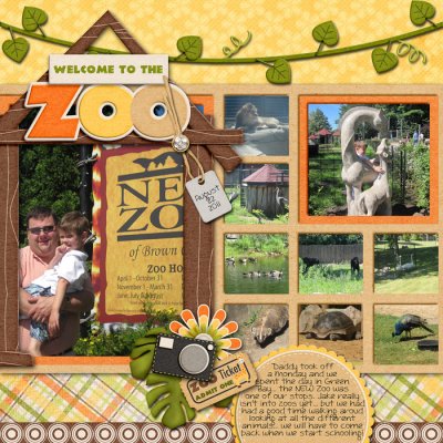 at the zoo, page1