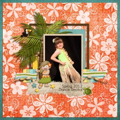 Spring 2012 Dance Recital, Hawaiian Costume
