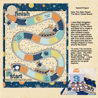 2012 June Challenge 40 Family GamesHybridGameBoard