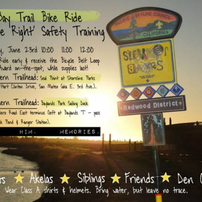 Bay Trail Bike Ride Flyer