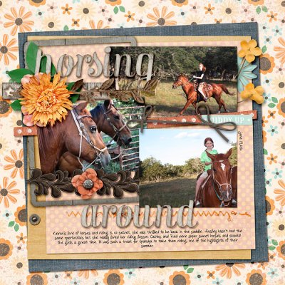 horsing around