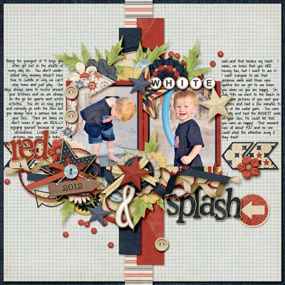 Red White and Splash