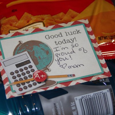 1st Day of School Note