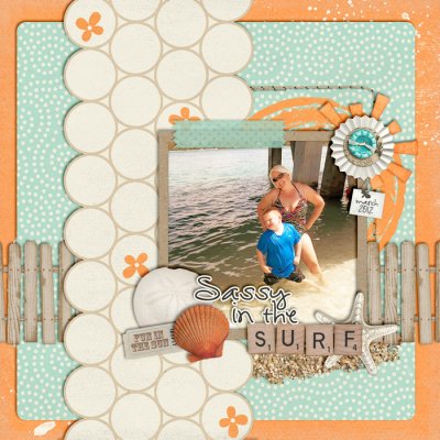 Sassy in the Surf