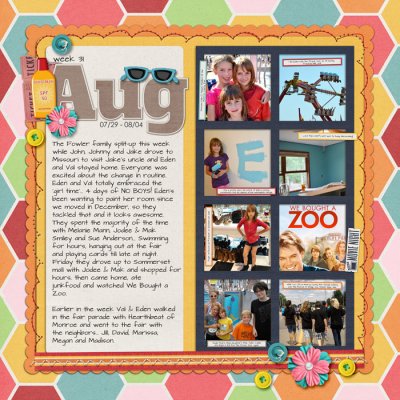 Project Life week 31 -left-
