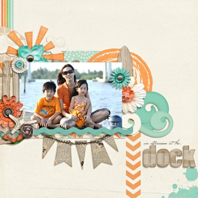 at the dock