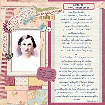 Letter to my Grandmother