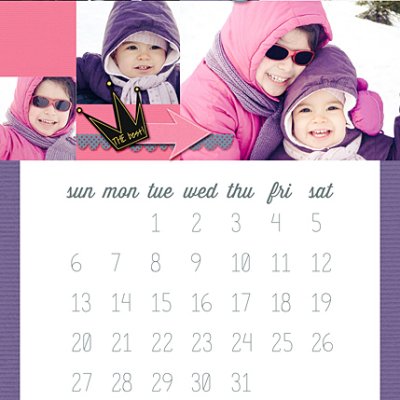 Calendar - January 2013