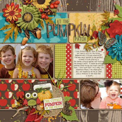 At the pumpkin patch