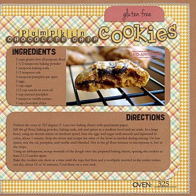 GF Pumpkin Cookies
