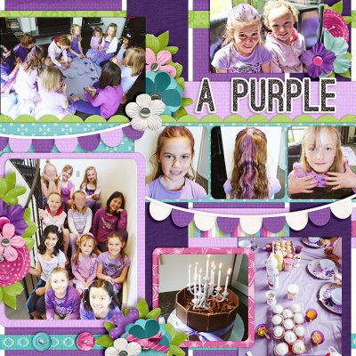 A purple celebration