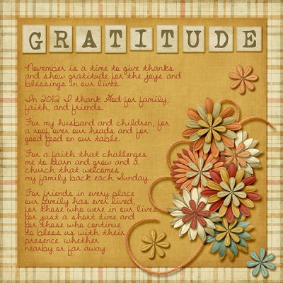 Gratitude