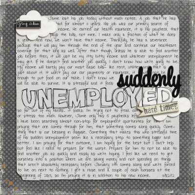 suddenly unemployed