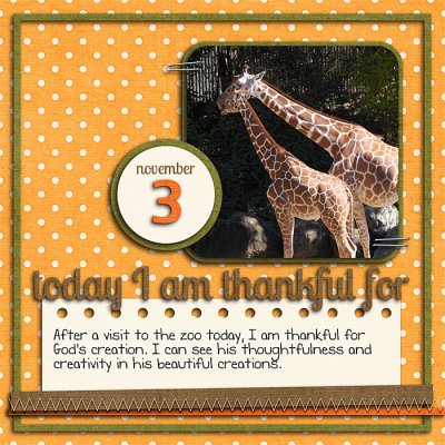 30 Days of Thanks Day 3