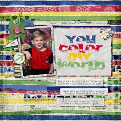 You Color My World