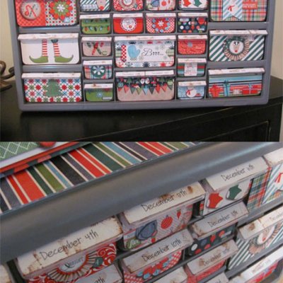 Christmas Countdown Drawers