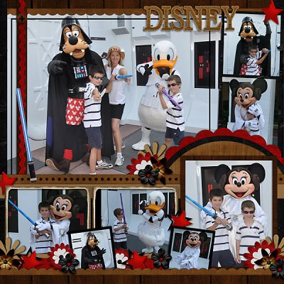 Star Wars Minnie, Goofy, Donald