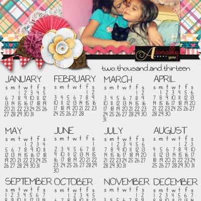 Calendar 2013