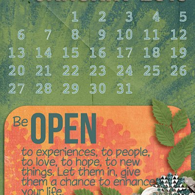 January Card