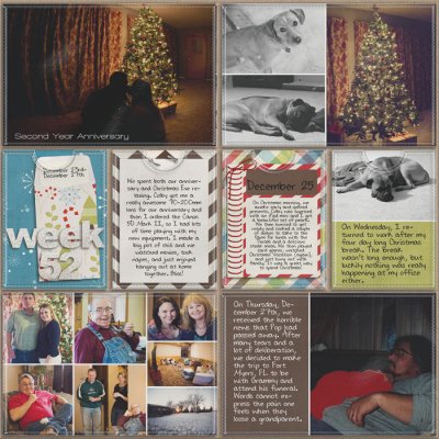 Project Life- Week 52 (left)