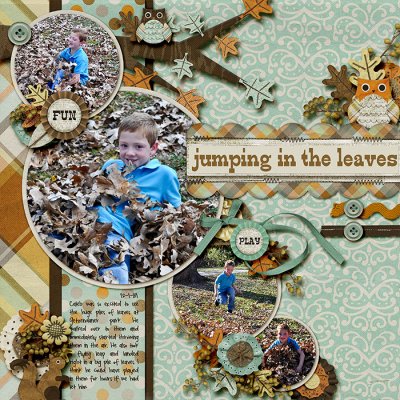 Jumping in the Leaves