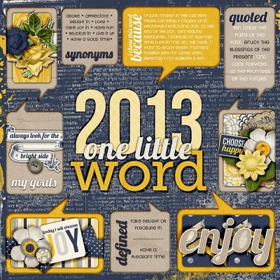 2013 one little word