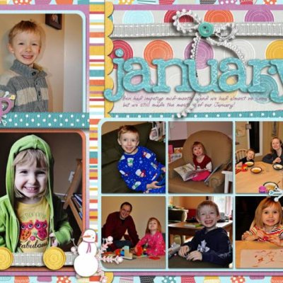 January Calendar Page