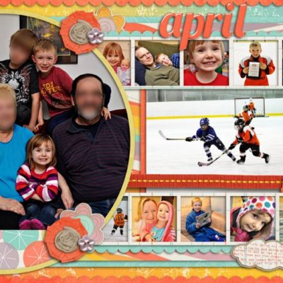 April Calendar Page