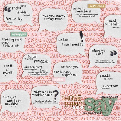 Those Things You Say