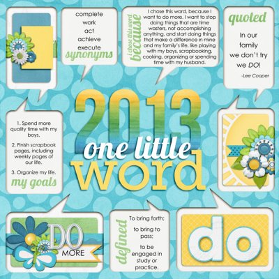 One Little Word- DO