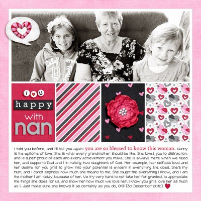 Happy with Nan