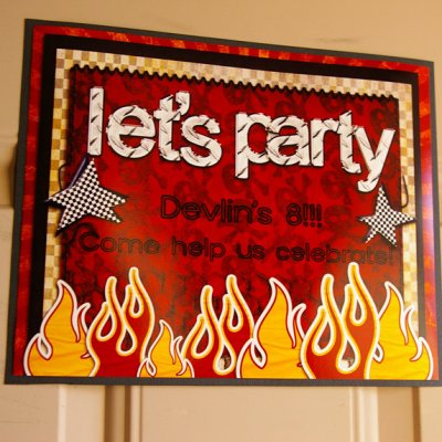 Birthday Party Sign