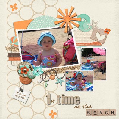 1st time at the beach