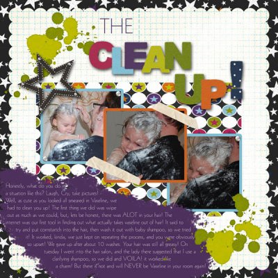the clean up