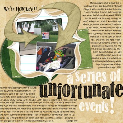 A series of unfortunate events!