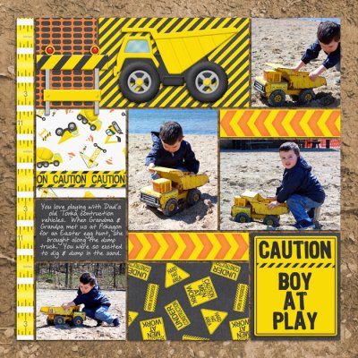 boy at play.
