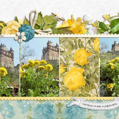 Cochem, with dandelions