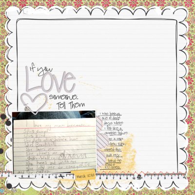 If You Love Someone...