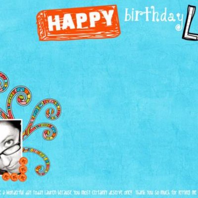 Happy Birthday La!!!