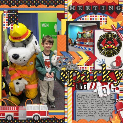 meeting Sparky the Dog