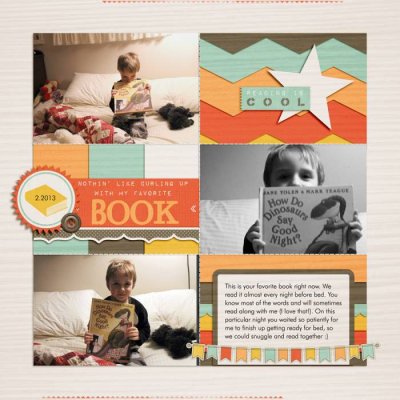 with my favorite book