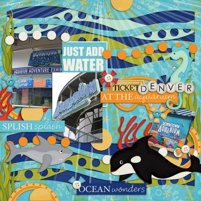 HN 201106 Wavy Navy Aquarium Cover