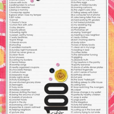 100 Gifts