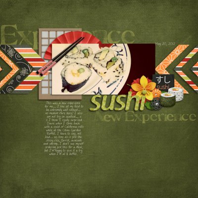sushi, new experience