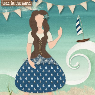 Collage Couture - Ocean View