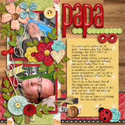 Papa on holidays